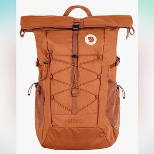 Fjallraven Abisko Hike Foldsack Pack Bookbag Backpack Orange